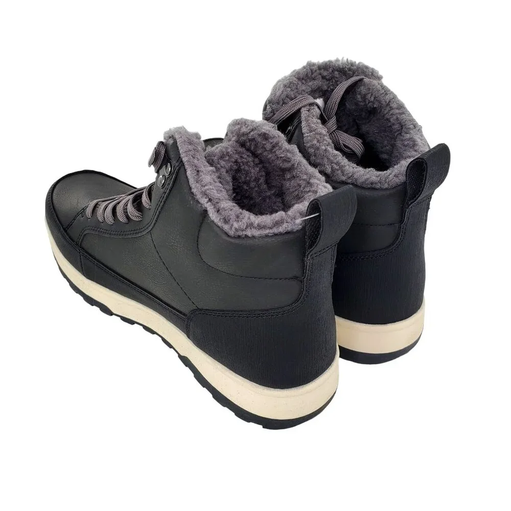 Weatherproof 10 Winter Boots Mens Logjam Shearling Lace-up Outdoor Snow Shoes